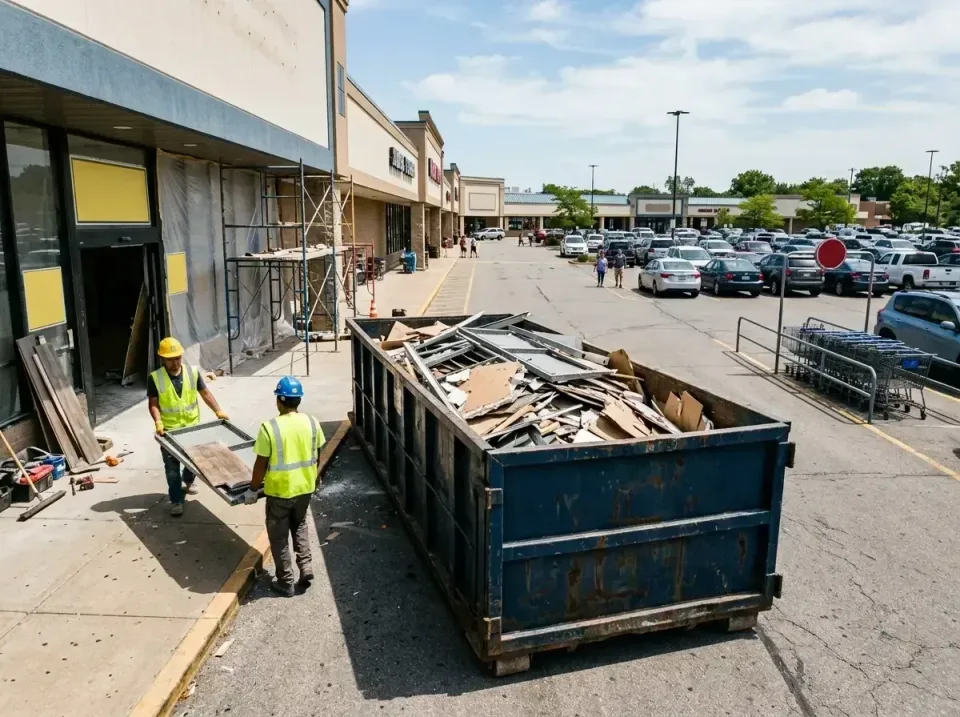 retail-store-renovation-debris-003 — frequently asked questions, Roll-off Dumpster Rentals in Troy, IL
